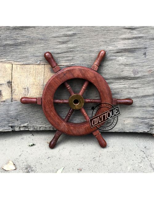 Ship Boat Wheel Nautical Wooden Pirate Img 6561 New Tagged 1529926228 Jpg