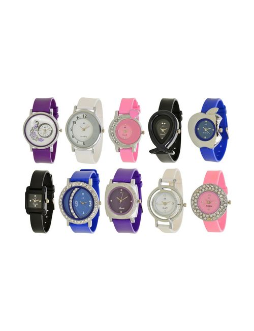 PENTHER Combo Of 10 Ladies Designer Analog Watch(10 Pic)_Wc-320