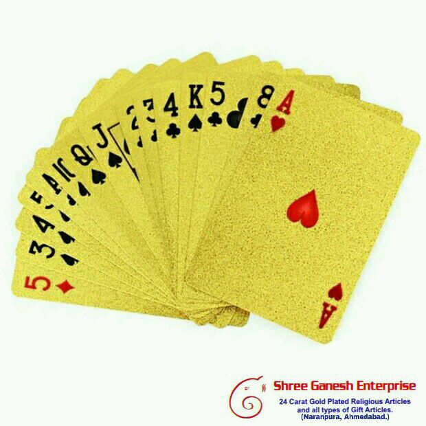 Casino Club Spielkarten Vergoldet Casino Club Spielkarten Vergoldet