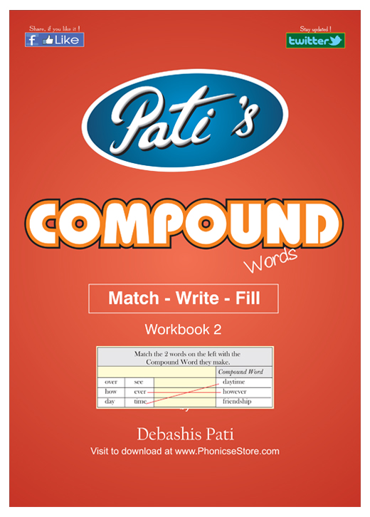 Compound Words Learning books for children Bundle Offer FREE shipping