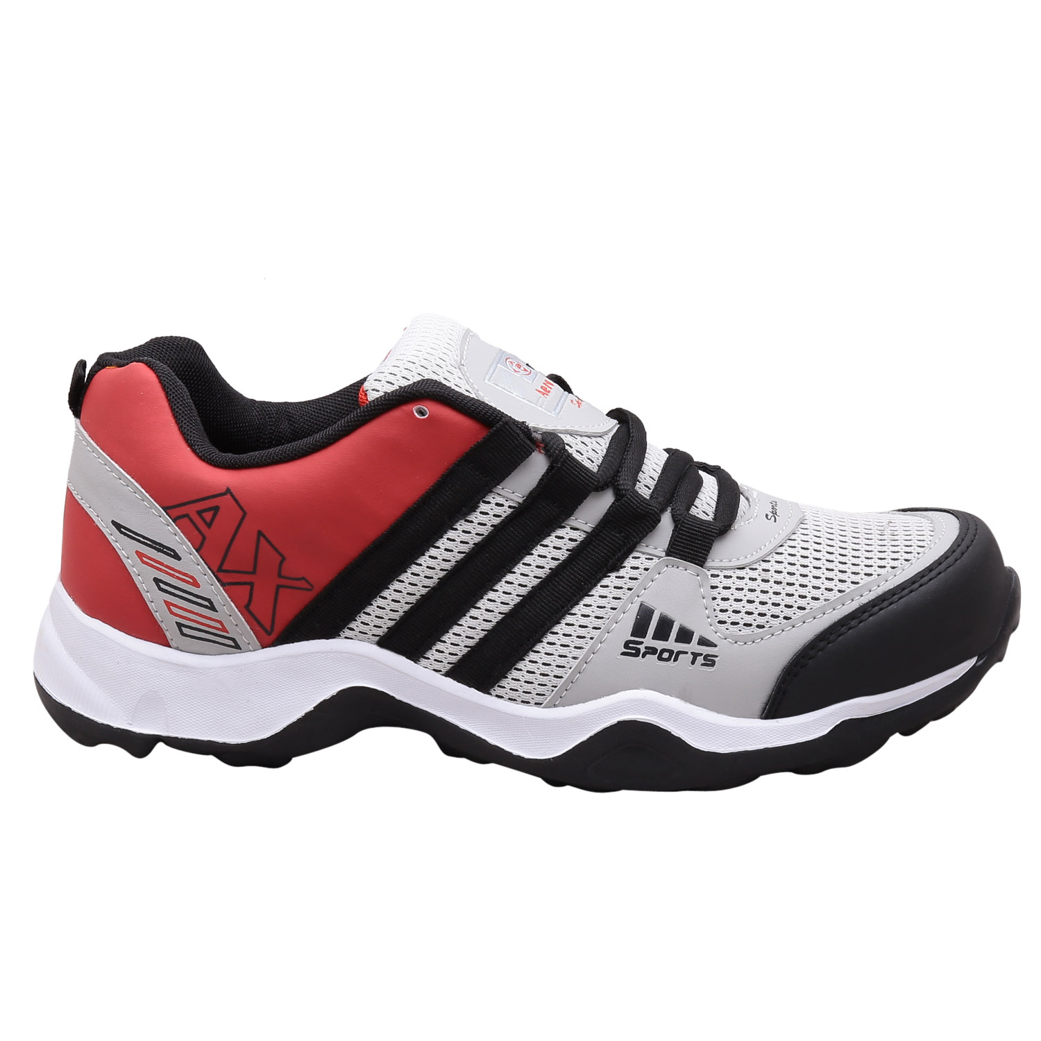Aero Fax Sport Running Shoes AF-6037BLKGRAYRED