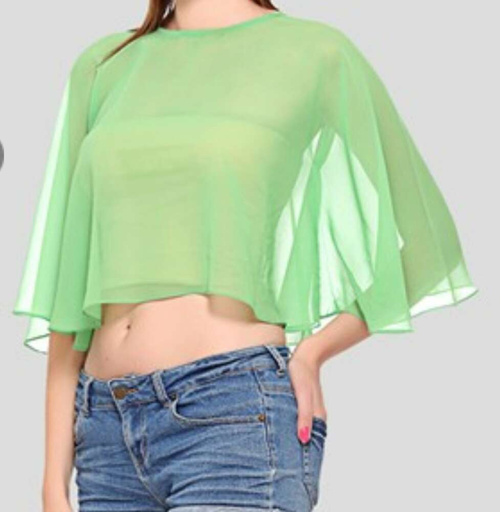 Flowy crop tops for sexy women
