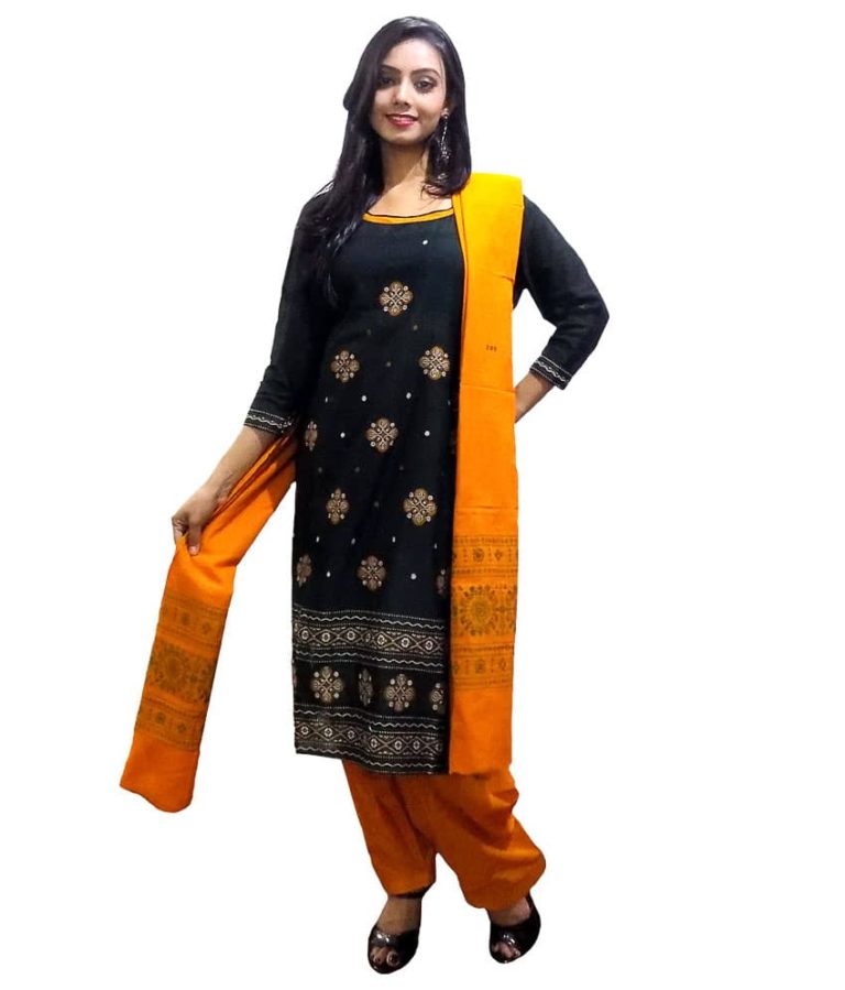 sambalpuri long gown design