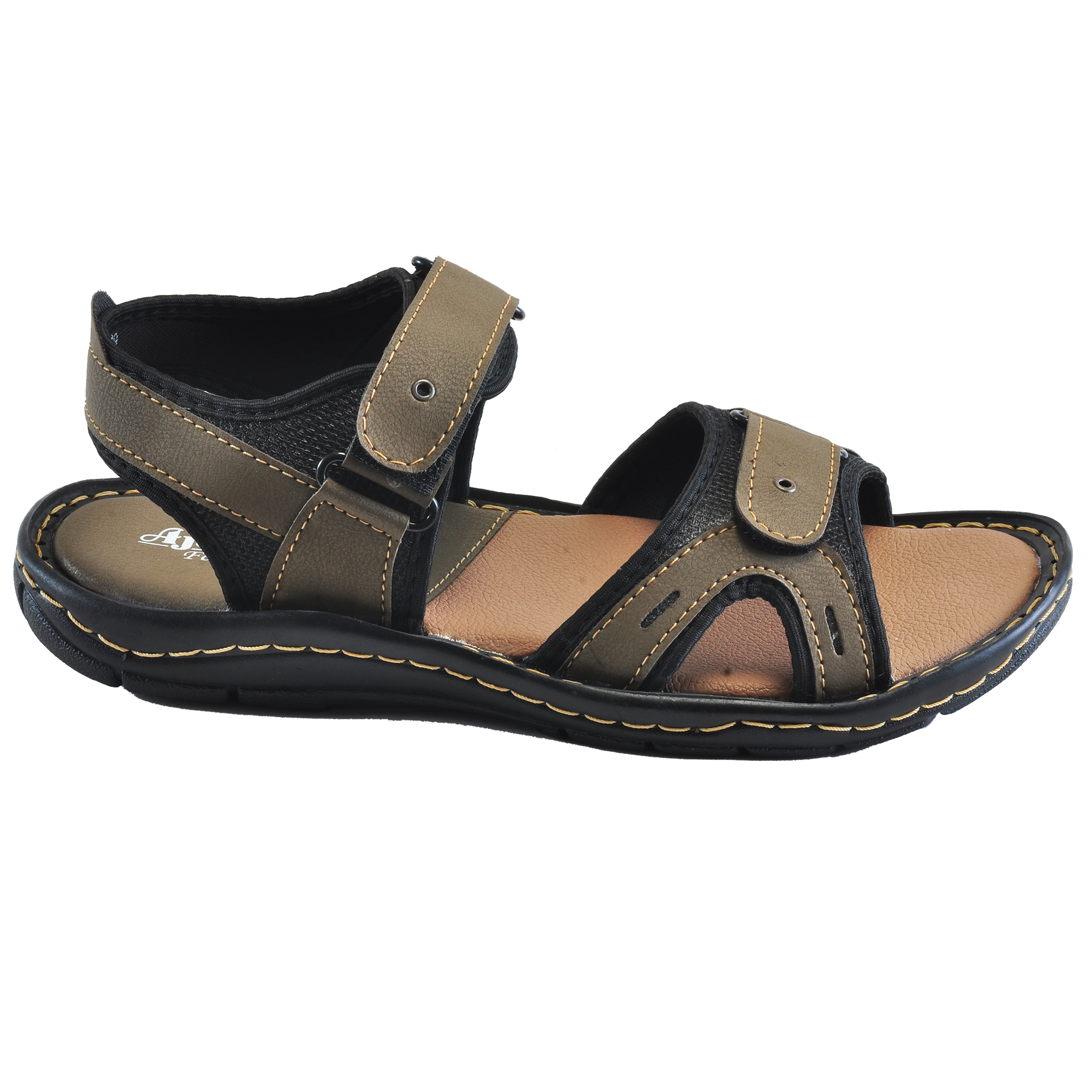 Ajanta Men s Classy Sandal Slipper Grey