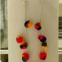 Long Pom Pom Earing