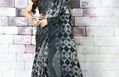 Delicate Art Silk Printed Checks Bhagalpuri Saree