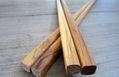 unique One set of 2 Pairs of sheesamwood Chopsticks ,,handmade in india (4sticks)