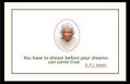 Framed Quote of Abdul Kalam 003