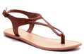 Naughty Walk - 704 Tan Flat Sandals