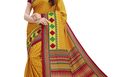 Yellow color Assam Silk Saree with Blouse Piece_Sarovar-010-3752