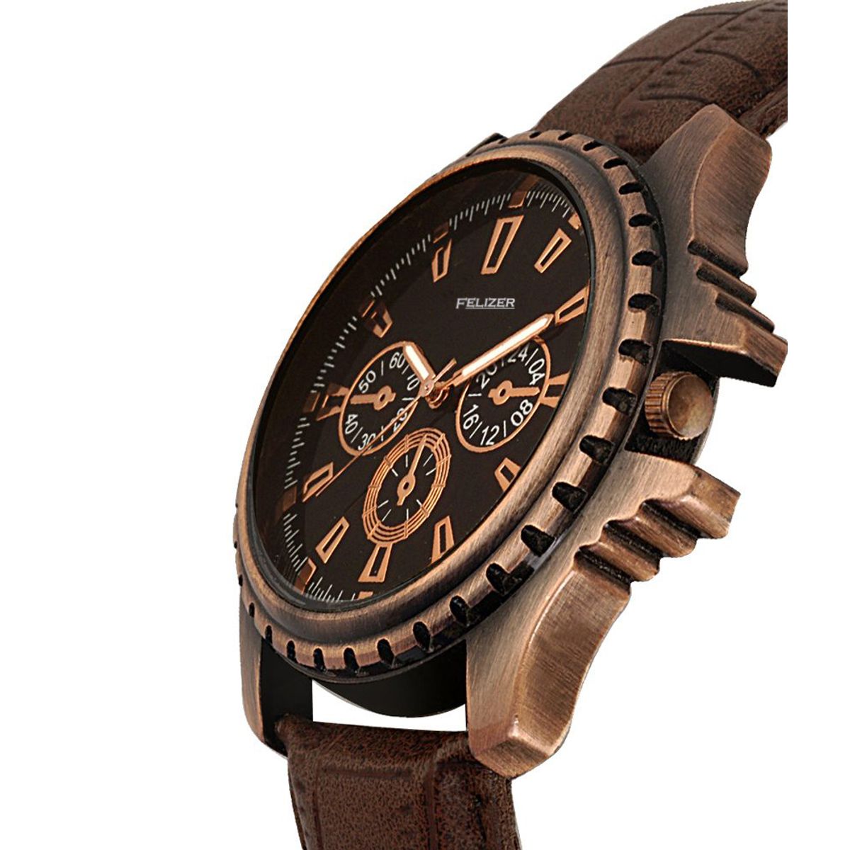 brown belt watch men's