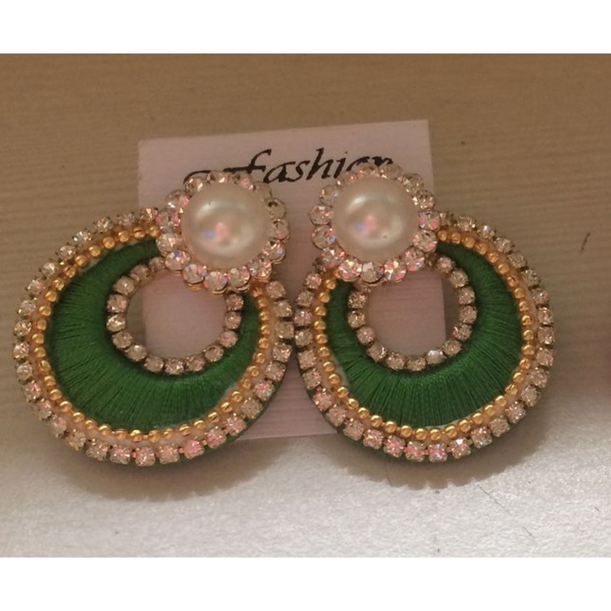 Buy Silk Thread Chandbali Earrings at Lowest Price SITHCH33931EVK103048 Kraftly