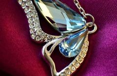 Butterfly Pendant with Imported Swarovski Elements Crystal
