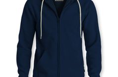 Men's zipper hoodie - Navy