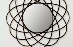 Circular Iron Mirror