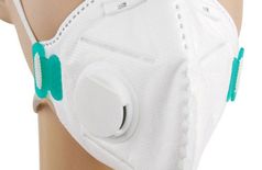 FOBHIYA International Anti Pollution Haze Mask with Easy Exhalation Valve in White Color