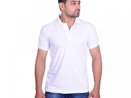 Aragon White Polo T shirt For Men