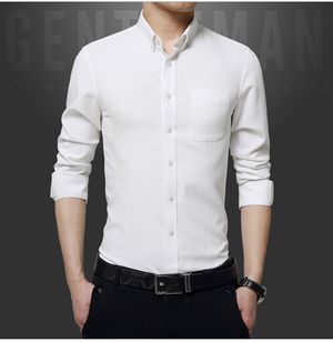 New Fancy White Cotton Men Formal Shirt