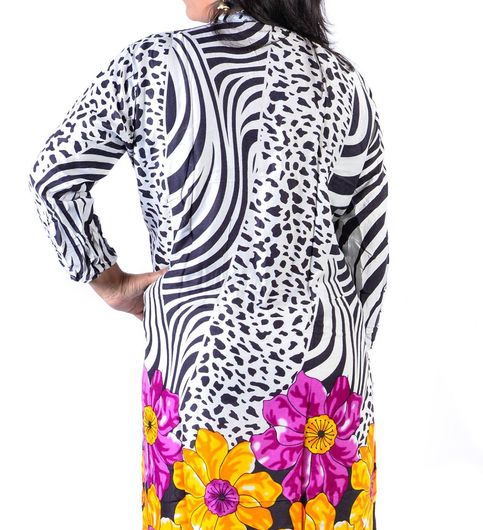 tiger print kurti design