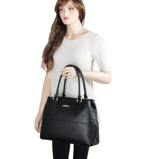 Buy Daphne Womens Handbag BlackXb15-0031Bk at Lowest Price ...