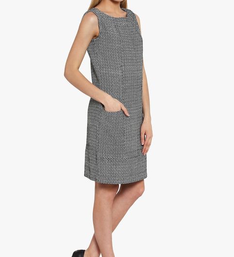 Buy SMART SHIFT DRESS IN MONOCHROME BY OZEL at Lowest Price ...