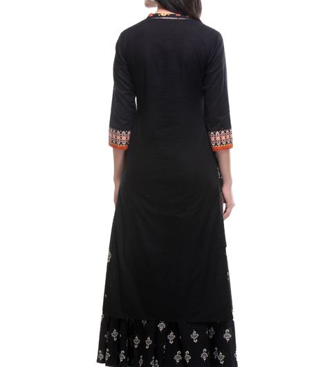 black kurti tops