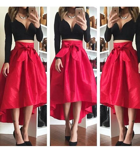 Buy Raw silk bow skirt with a full sleeves at Lowest Price ...