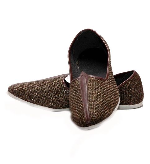 Buy bhagwati brown jute jutti jalsa mojari at Lowest Price