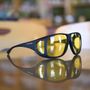 New Fancy Sunglasses Yellow Sport Night Vision Goggles