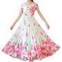 CapitalHub Women's Dress (GS_Free Size_White)