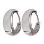 Men Style Best Quality 316L Salman khan bali inspired Silver Stainless Steel Round Hoop Earring For Men And Boy