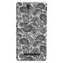 MRIGANK Sony Xperia C3 / Dual Sim Mobile Phone Back Cover With Black & white pattern - Durable Matte Finish Hard Plastic Slim Case