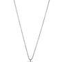 The Bling Studio's Antique Black Silver Long Chain With Studed Metal Drop Designer Neklace.